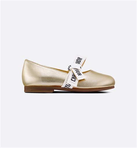 Kids' Miss B Ballet Flat Metallic Gold